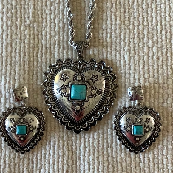 Jewelry - Southwest Style Necklace and Earring Set